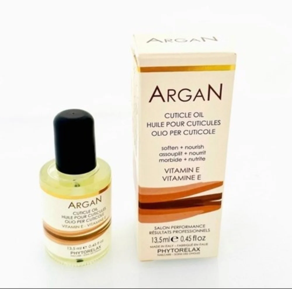 Phytorelax Lab Argan Cuticle Oil with Vitamin E 0.45 Fl.Oz Professional NIB